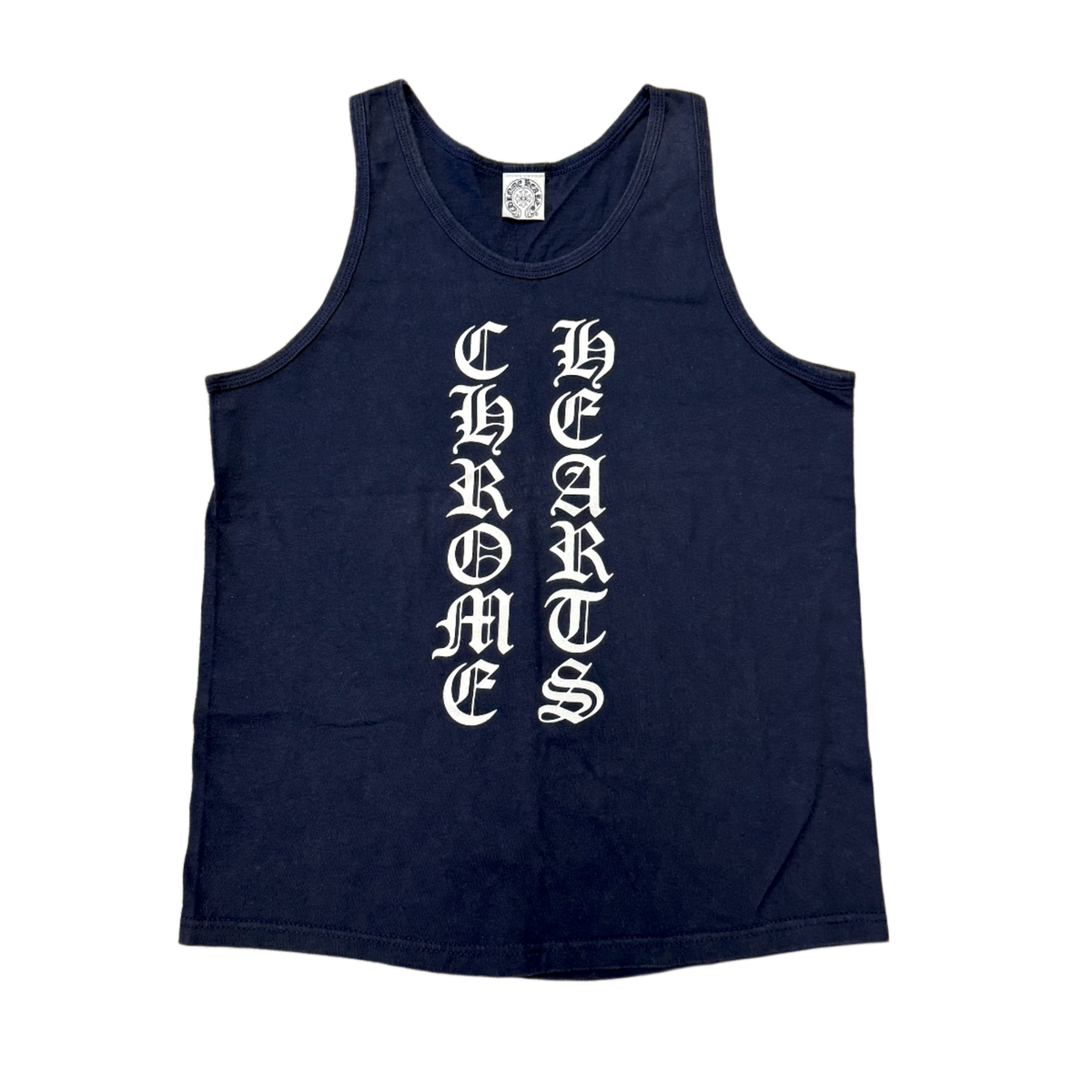 Chrome Hearts Vintage Navy 'Spelldown' Tank Top