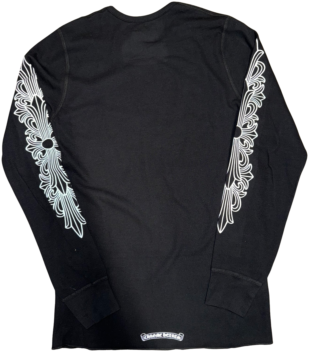 Chrome Hearts 'Black' Floral Thermal Shirt