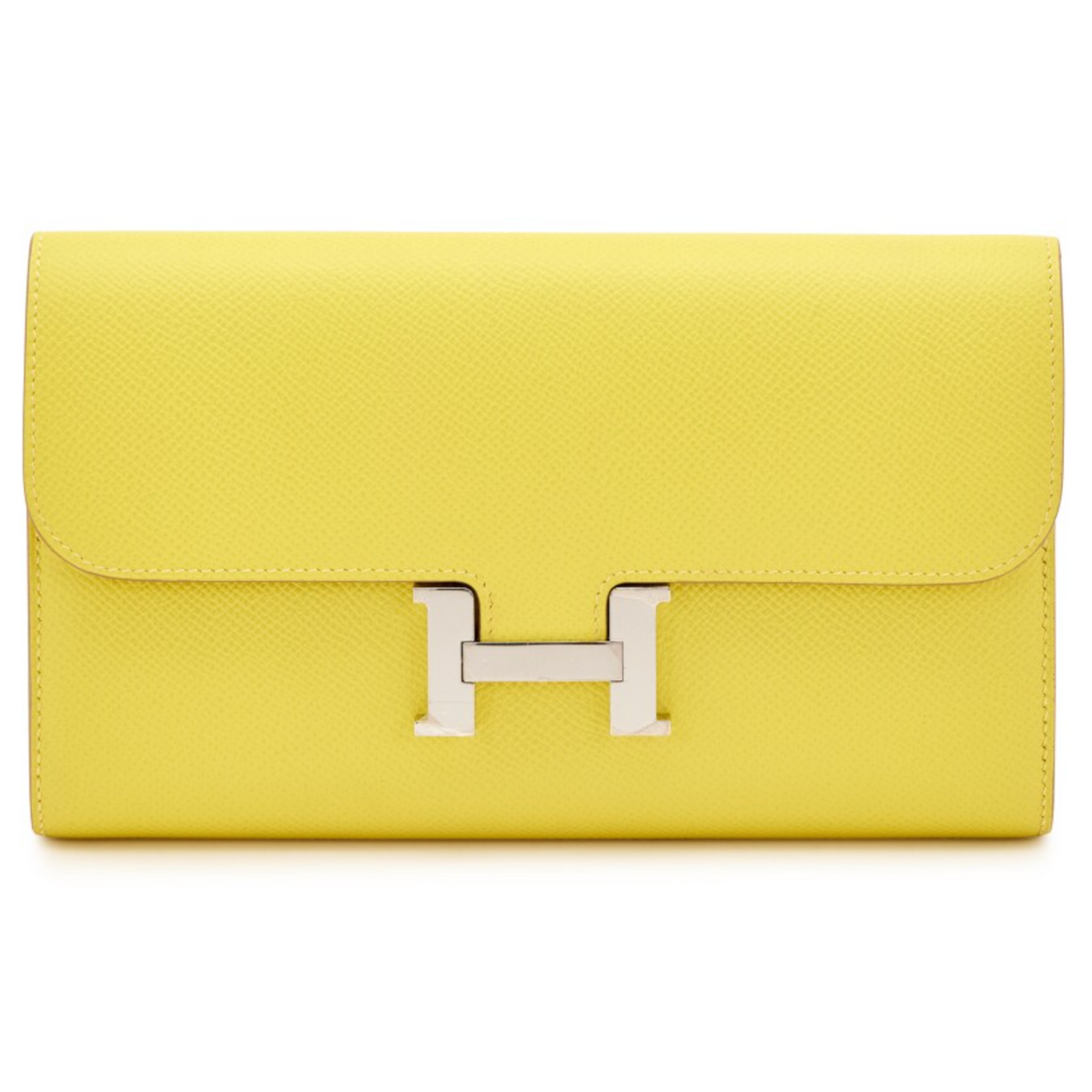 Hermès 'Yellow Constance' To-Go Wallet