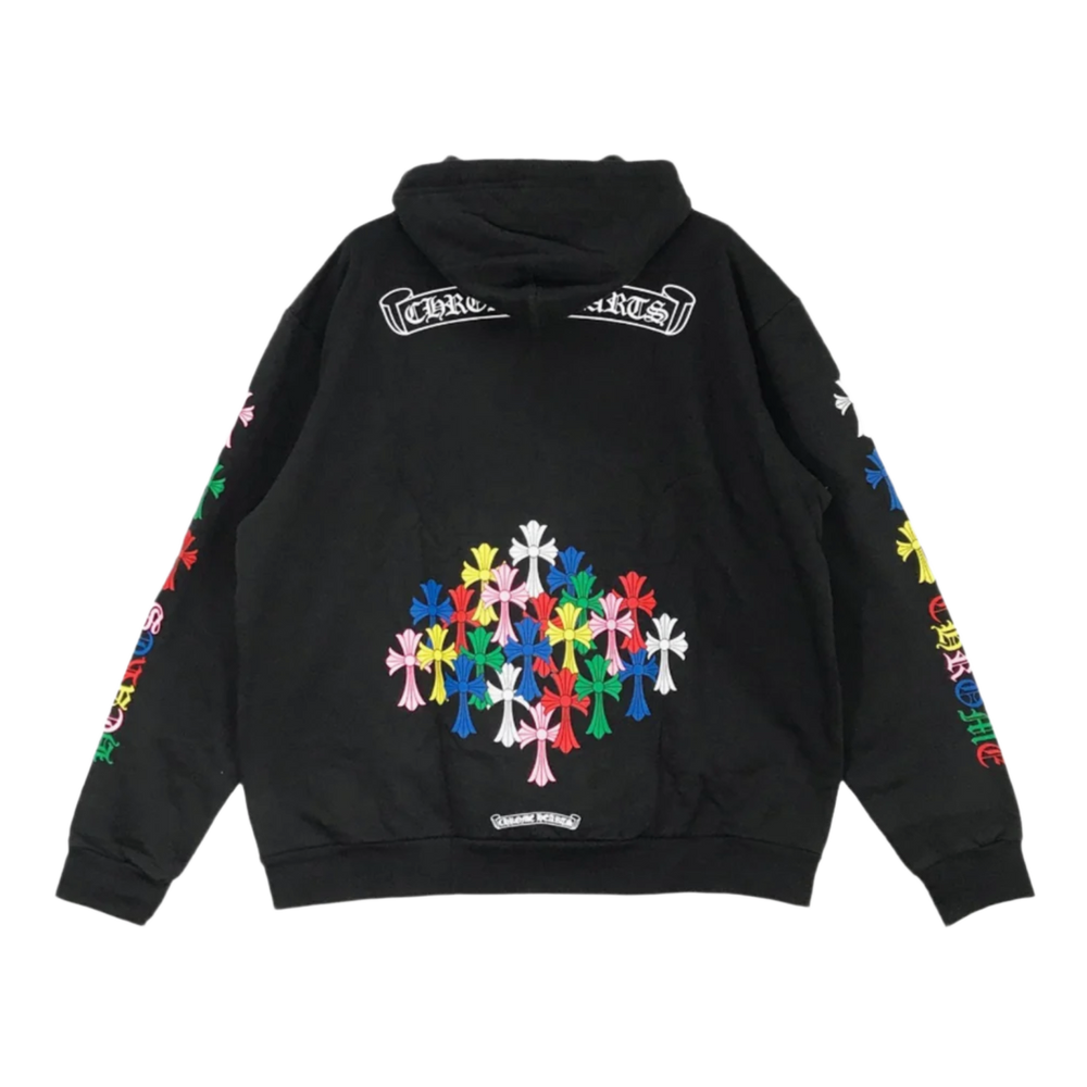 Chrome Hearts 'Black' Multicolor Cemetery Hoodie
