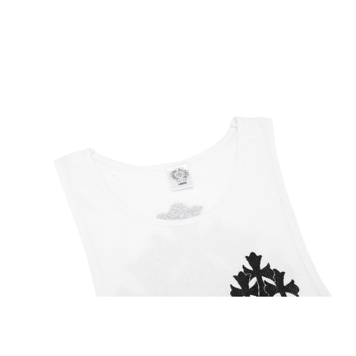 Chrome Hearts Vintage 'White' Cemetery Cross Tank Top