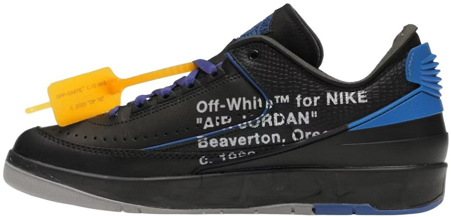 Jordan 2 Retro Low SP Off-White Black Blue