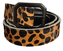 Cheetah Print Fur Belt