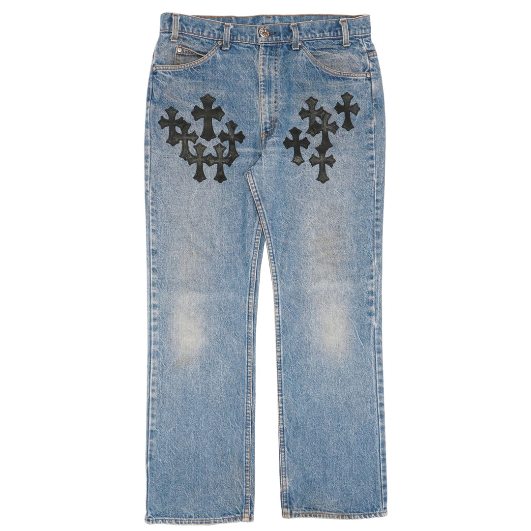 Chrome Hearts 'Blue' 18 Patch Levis 517 Jeans
