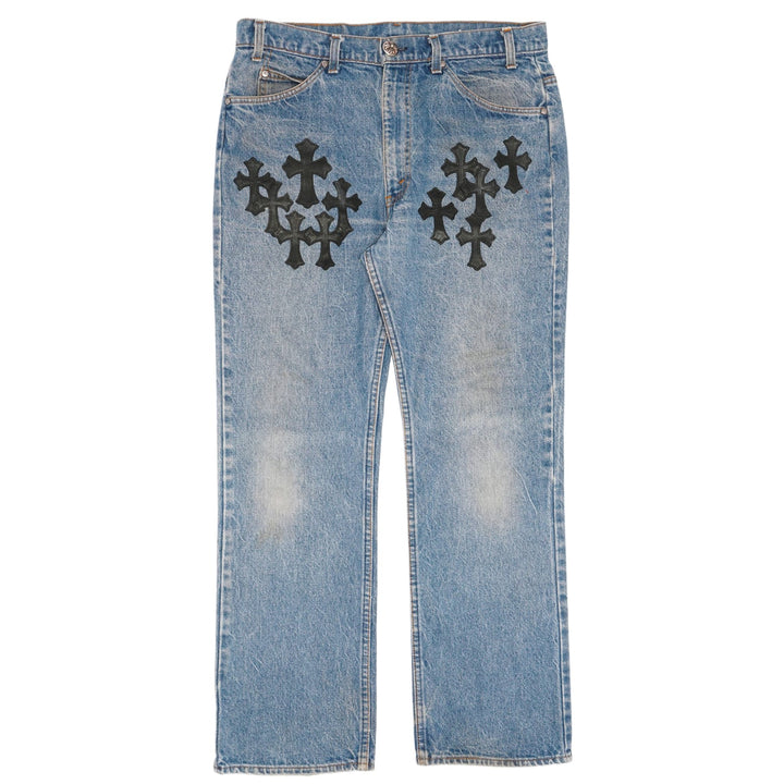 Chrome Hearts 'Blue' 18 Patch Levis 517 Jeans
