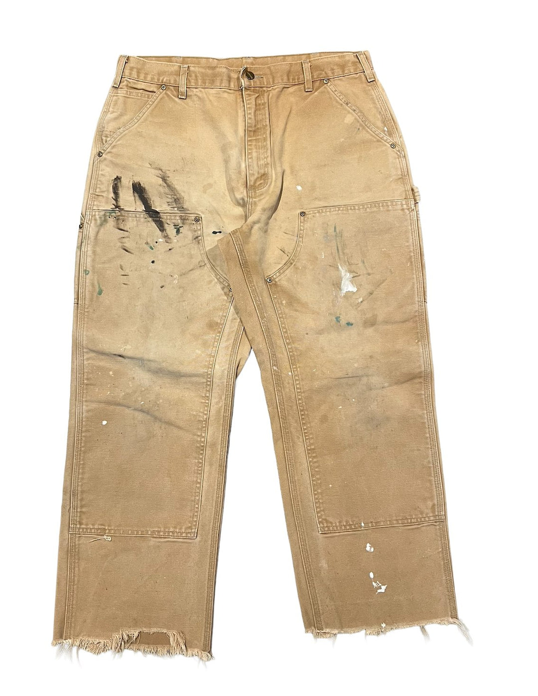 Carhartt 'Tan Paintted' Vintage Double Knee Pants