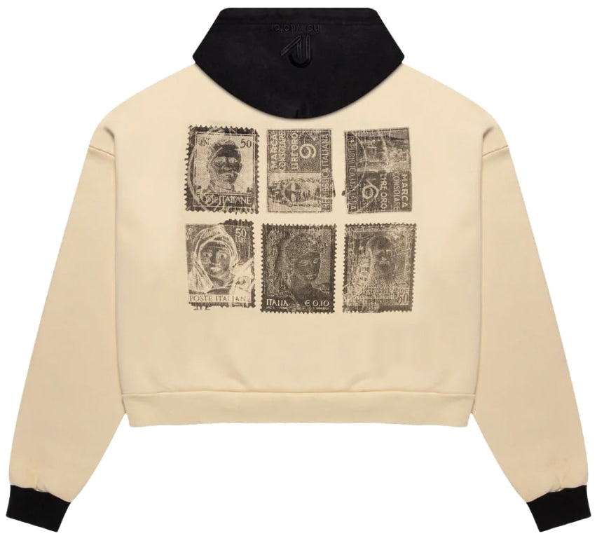 Vuoto 'Cream' Ransom Letter Hoodie