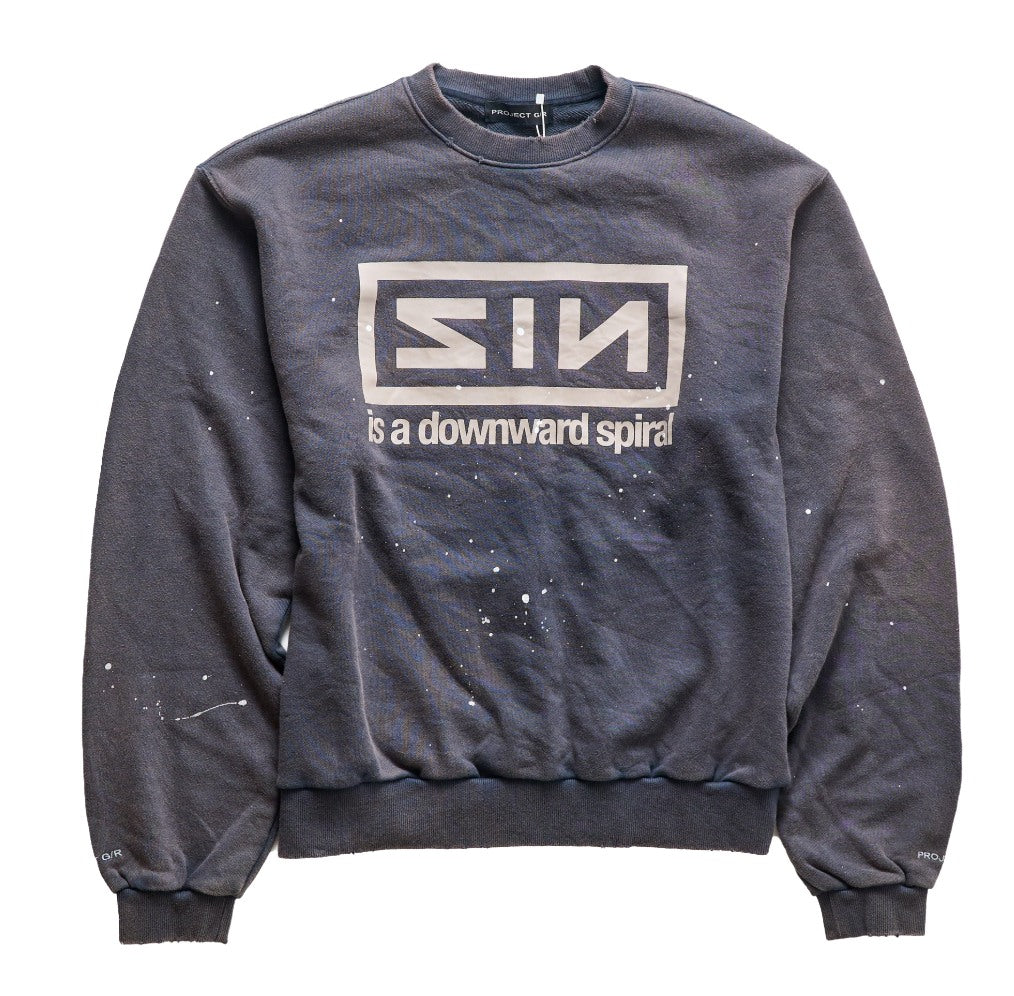 Project G/R 'Sin' Washed Crewneck