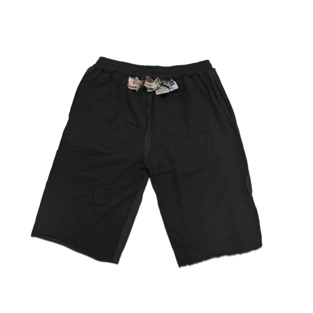 Greedy Unit 'Multi-Tag' Black Sweat Shorts