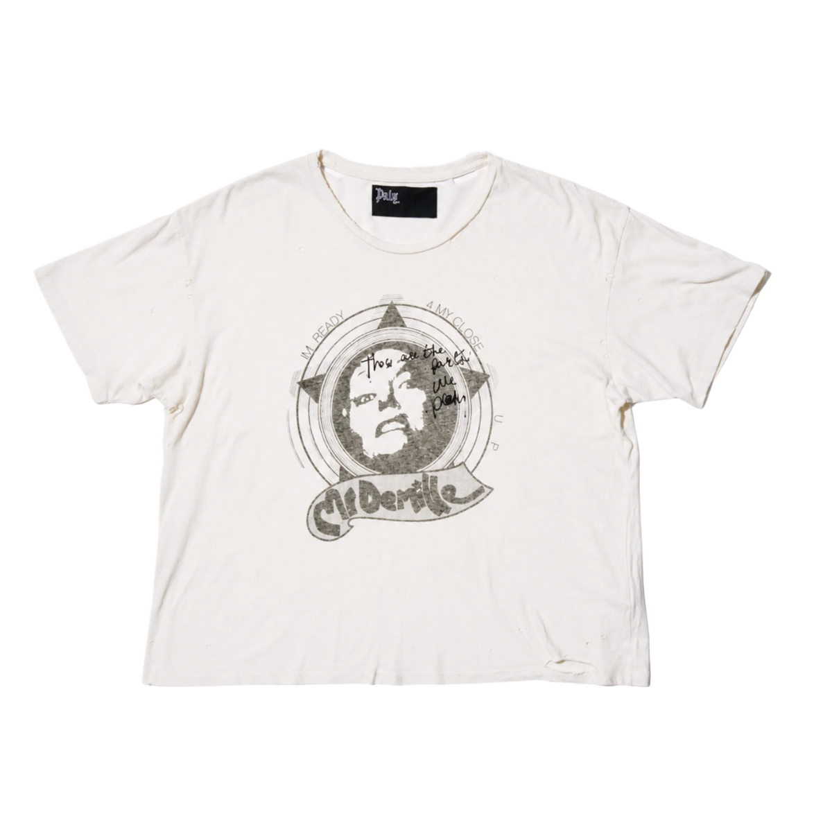 Paly 'Close Up' White Tee