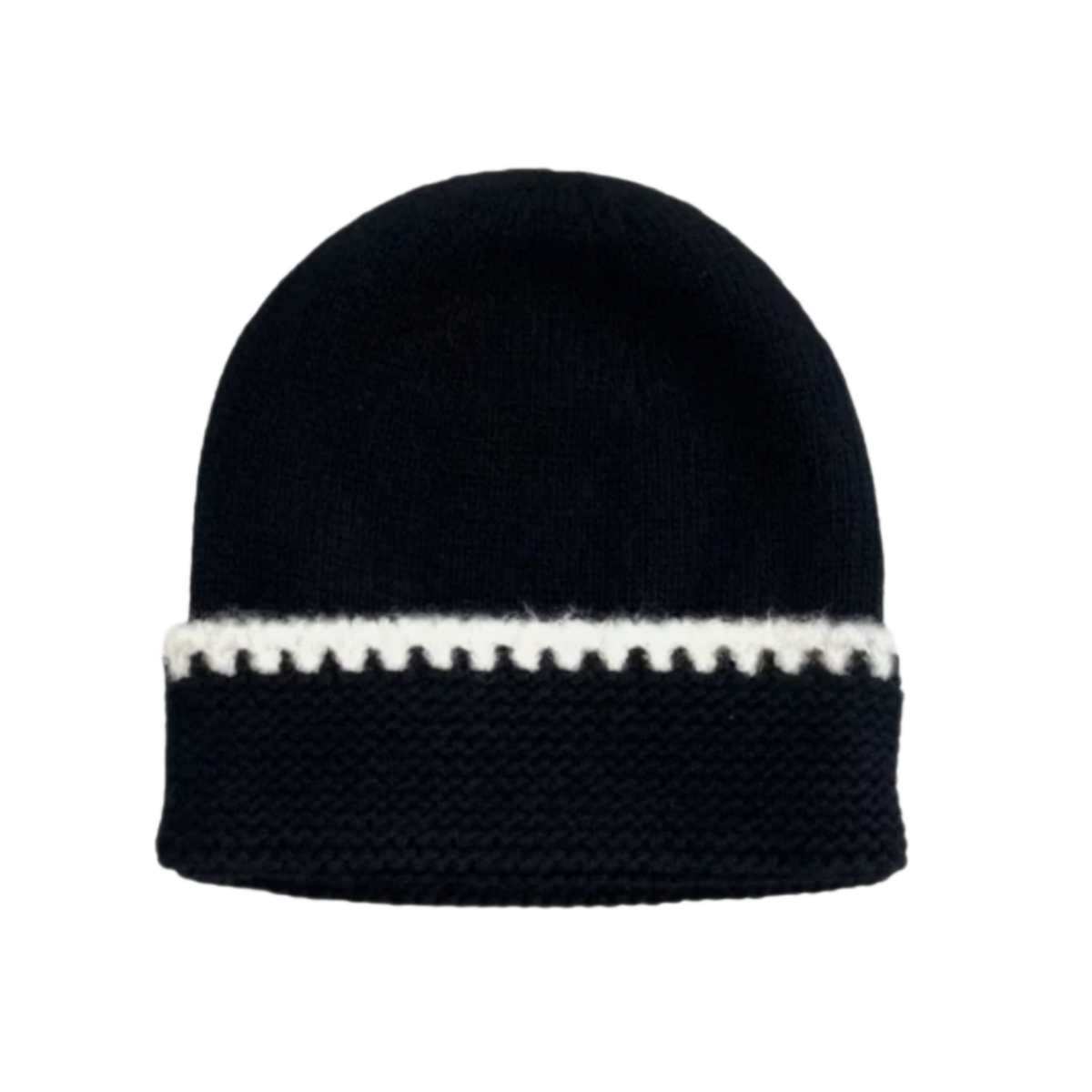 Chanel 'Black' Double C Cashmere Knit Beanie