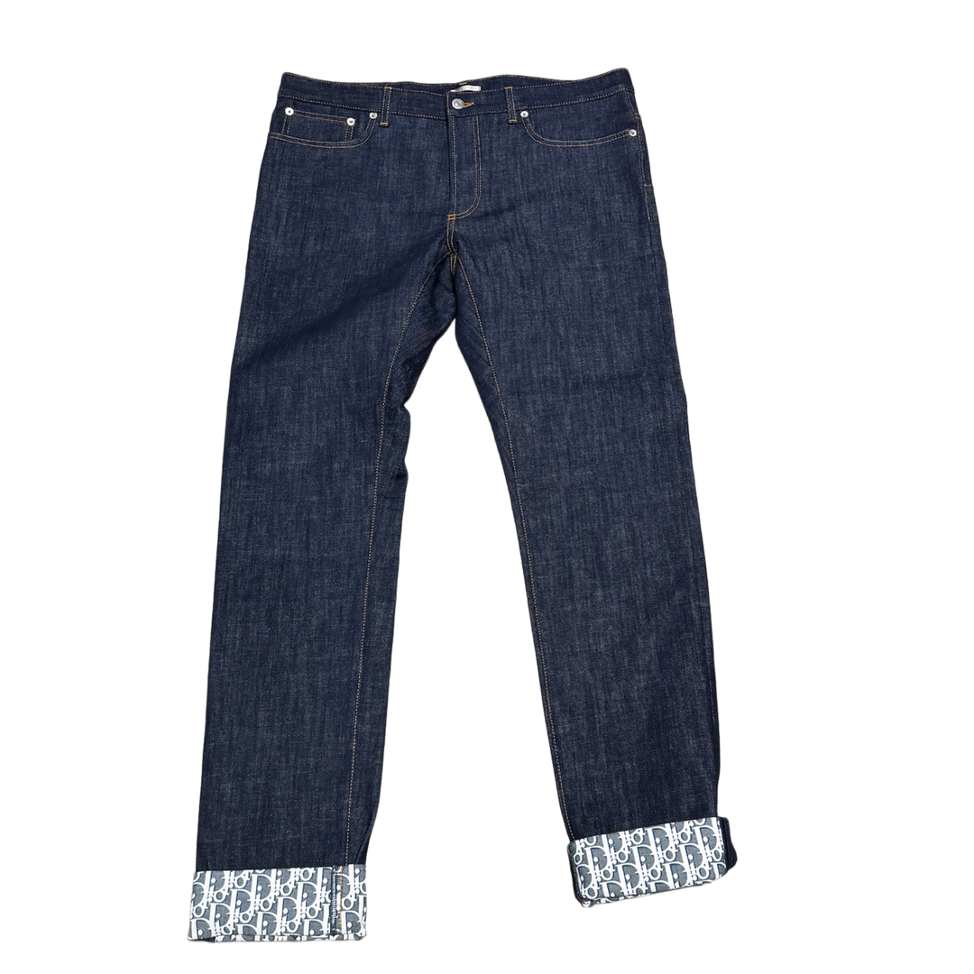 Dior 'Slim 17 Long' Oblique Jeans
