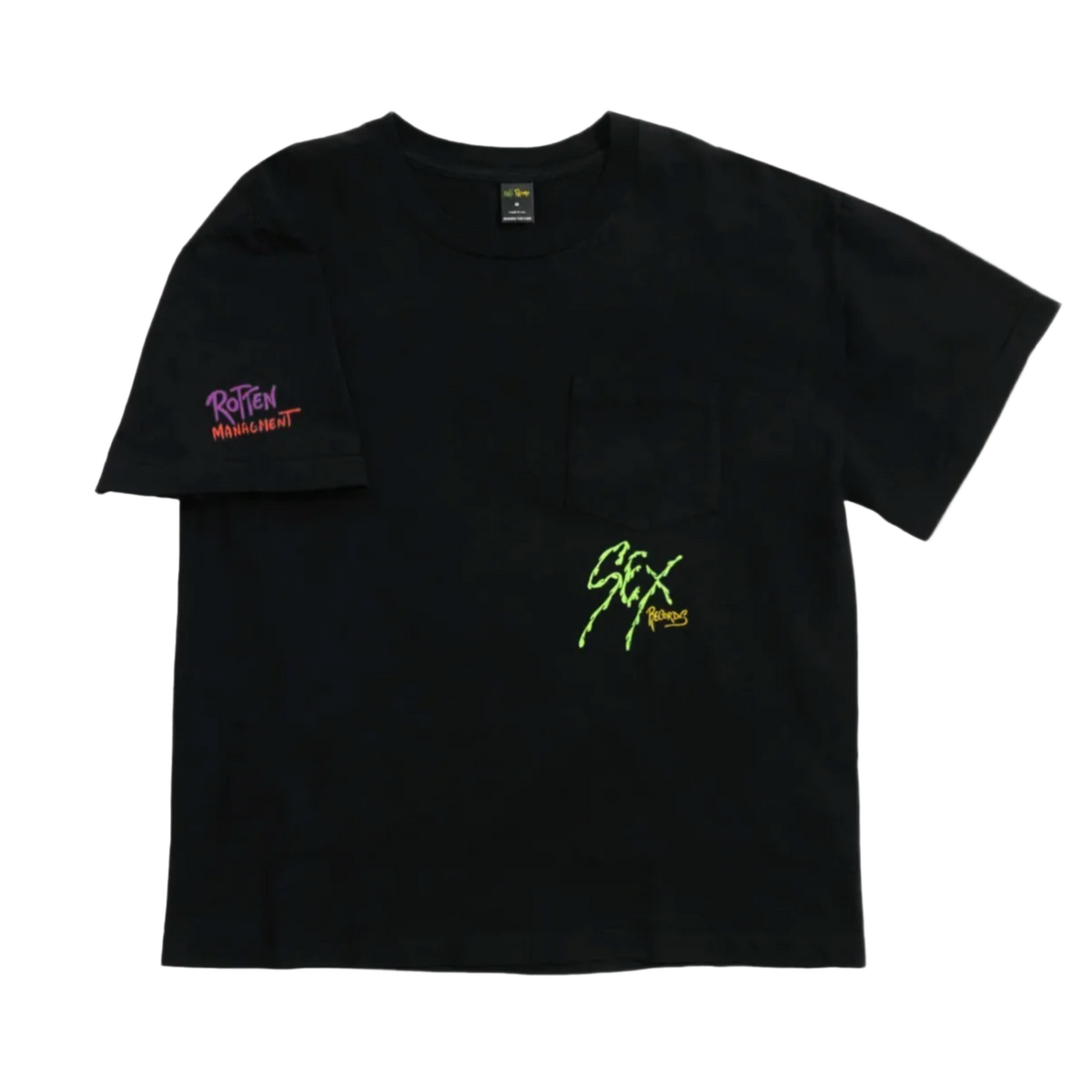 Matty Boy Anti Promo 'Sex Records Rotten Management' Black Tee