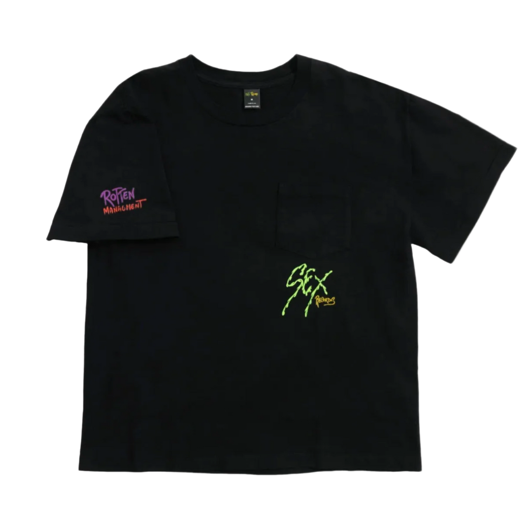Matty Boy Anti Promo 'Sex Records Rotten Management' Black Tee