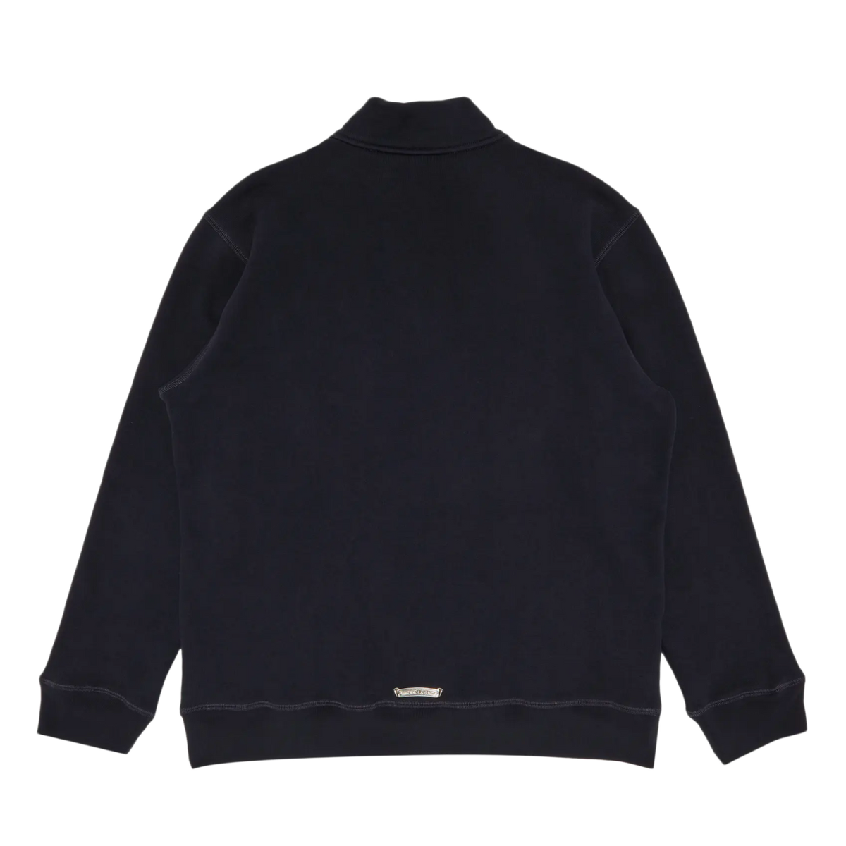 Chrome Hearts 'Triple Red Cross Paper Jam' Navy Quarter Zip