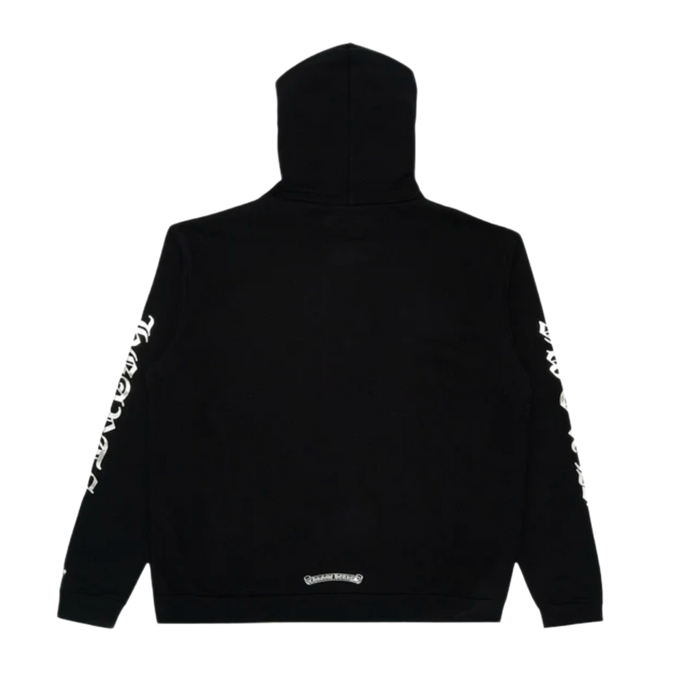Chrome Hearts '1988 Vertical Metallic Logo' Black Hoodie