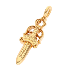 Chrome Hearts 22K Gold 'Double Dagger' Pendant