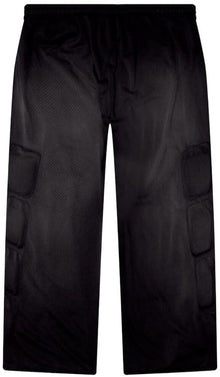 Satoshi Nakamoto 'Black' Mesh Moto Lounge Pant