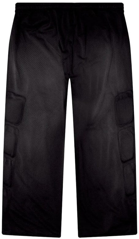 Satoshi Nakamoto 'Black' Mesh Moto Lounge Pant