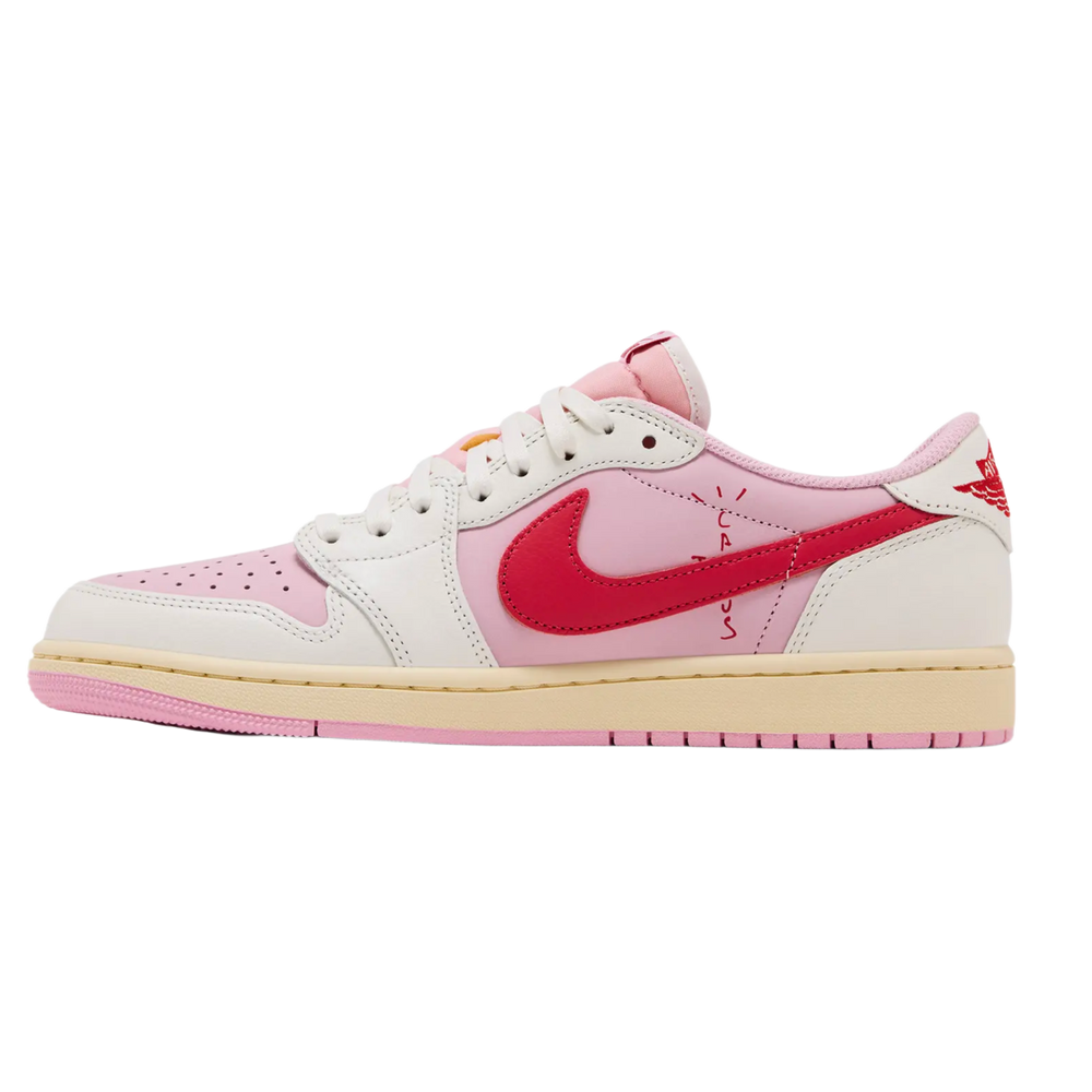 Travis Scott x Air Jordan 1 Retro Low OG 'Sail Tropical Pink'