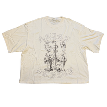 Saint Vanity 'Cream' Cross Tee