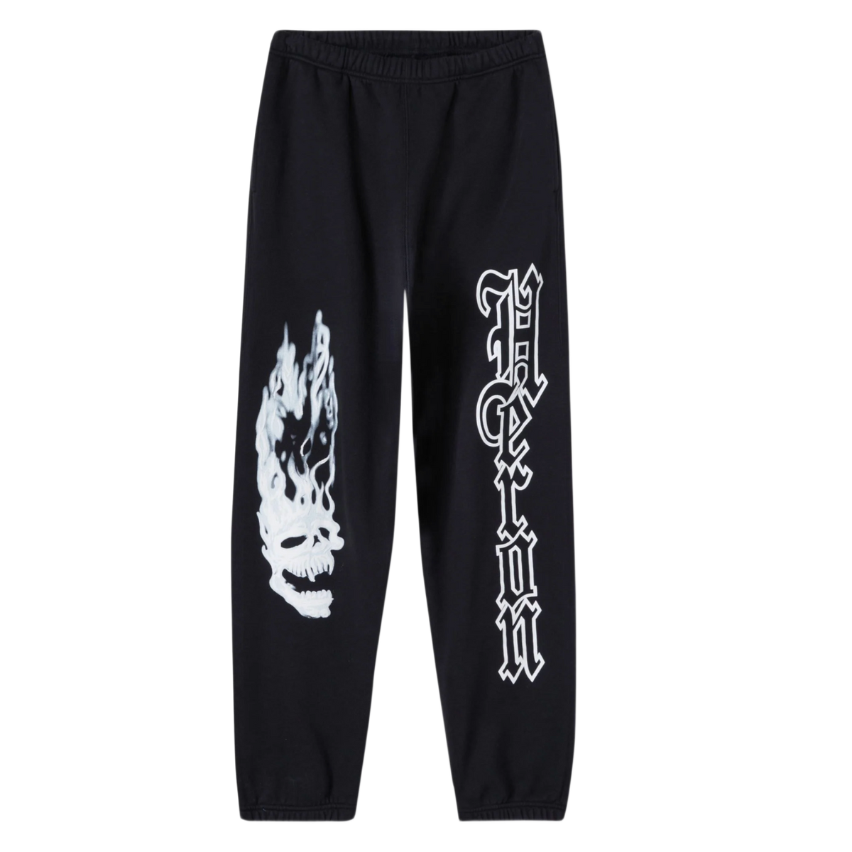 Heron Preston 'Black' Flaming Skulls Sweatpants