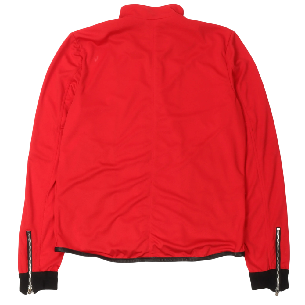 Chrome Hearts 'Red Horseshoe Logo' Zip Up Track Jacket