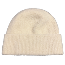 Chanel 'Ivory Cashmere' Silk Knit Logo Beanie