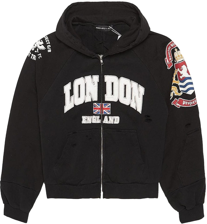 Project G/R 'London' Zip-Up Hoodie