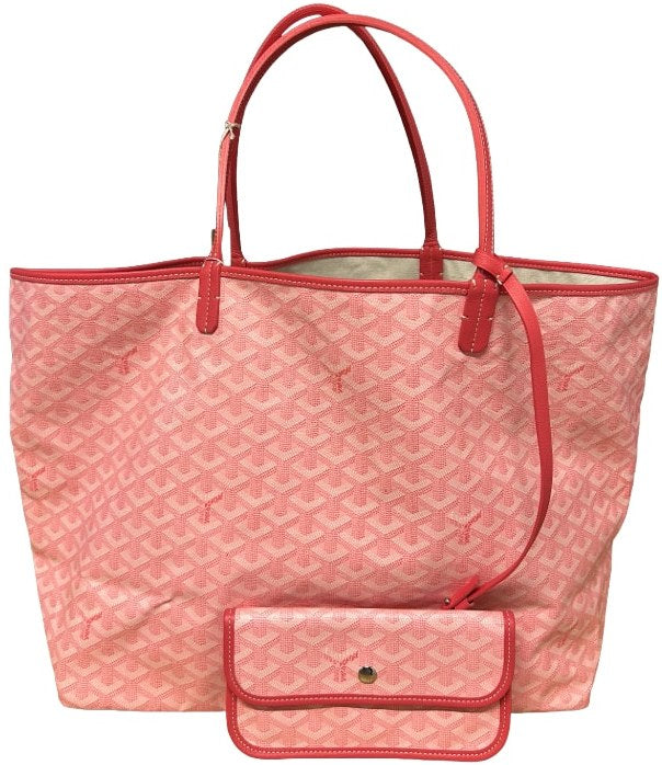 Goyard 'Pink/Rose' Saint Louis GM Tote Bag Set