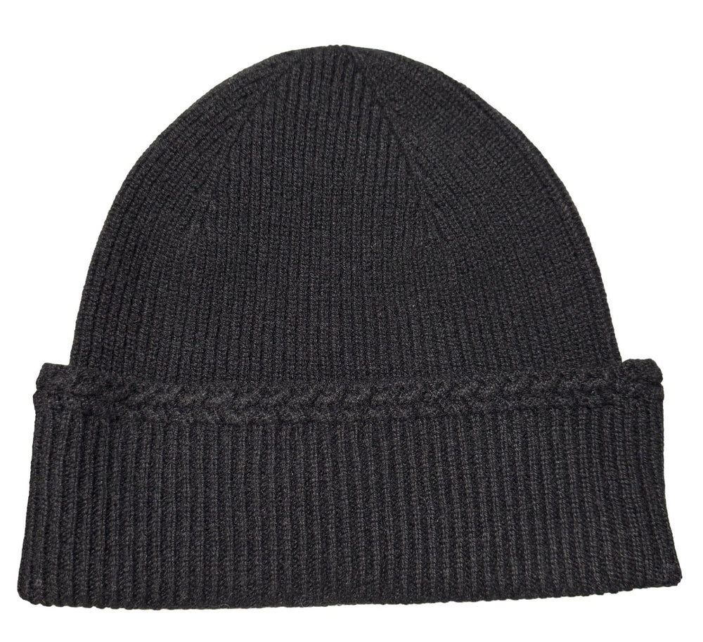 Chanel 25B Black/Light Pink CC Beanie