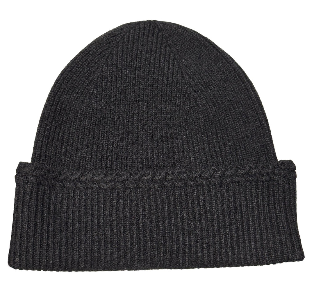 Chanel 25B Black/Light Pink CC Beanie