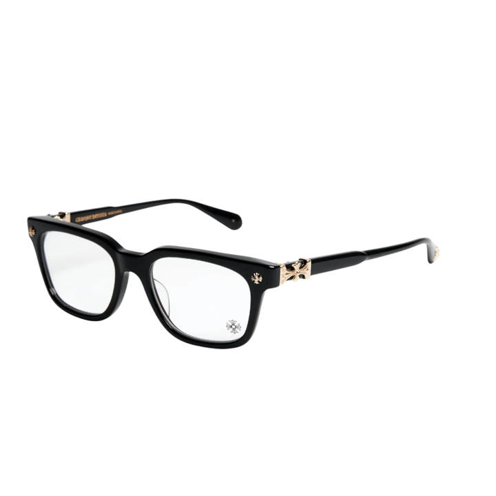 Chrome Hearts 'Black & Gold Frame' Cox Ucker Glasses