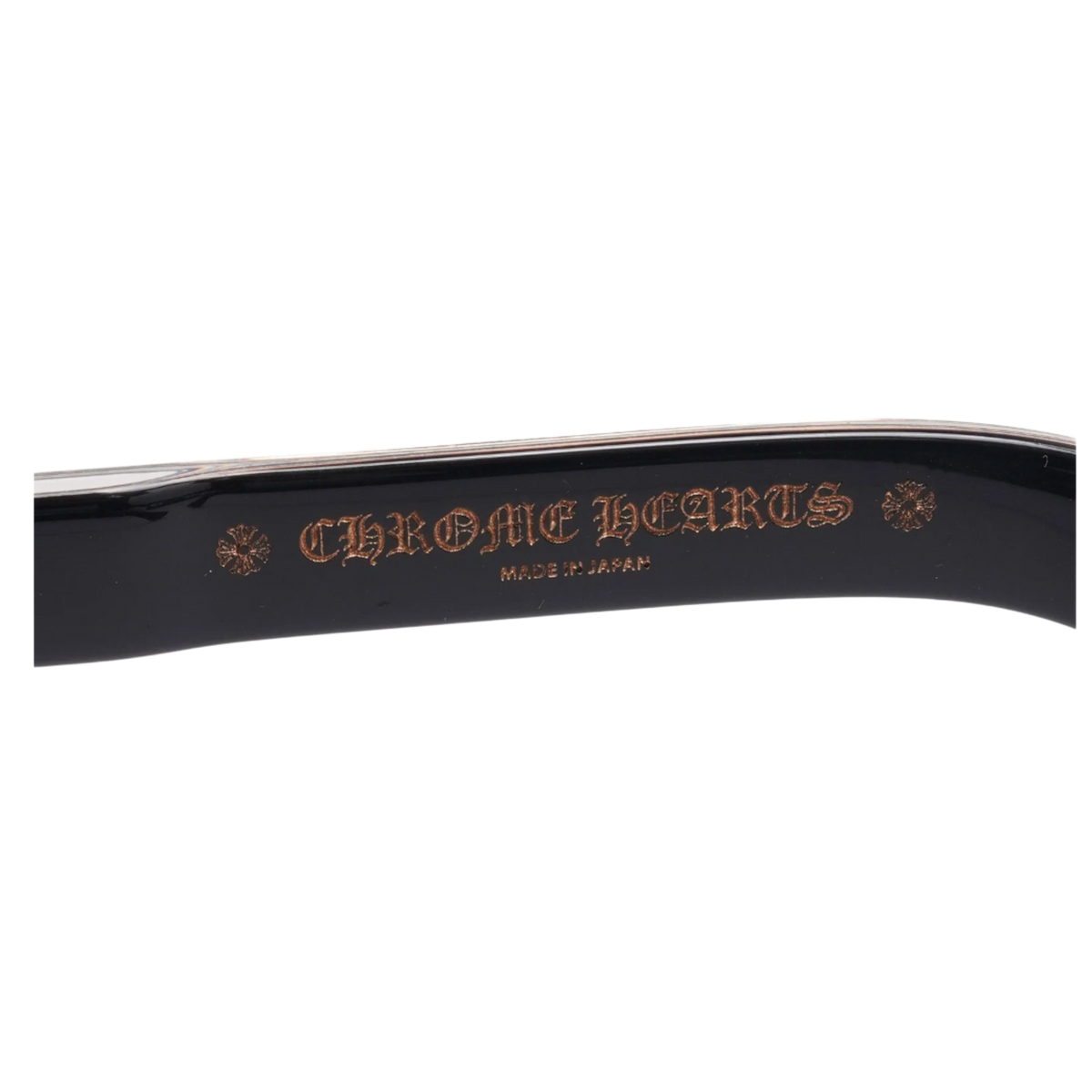 Chrome Hearts 'Zelda' Black Gold Sunglasses
