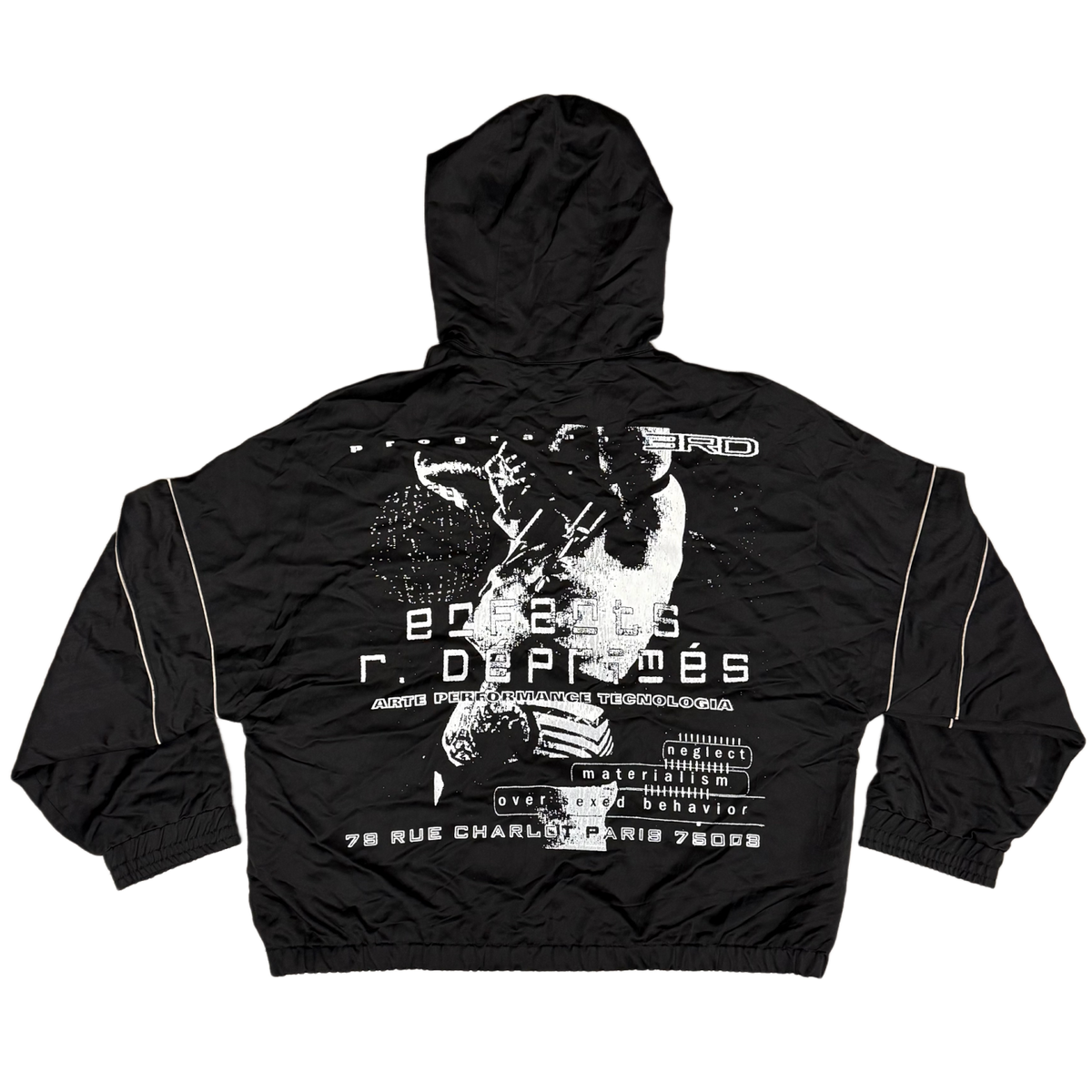 Enfants Riches Déprimés 'ERD Hooded Nylon Black Track' Jacket