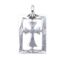 Chrome Hearts 'Silver' Frame Cross Pendant
