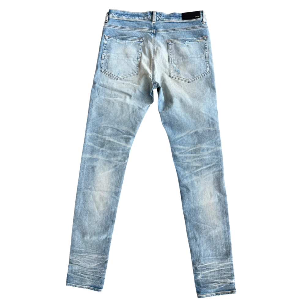 Amiri 'Plaid Bandana Patch Thrasher' Jeans