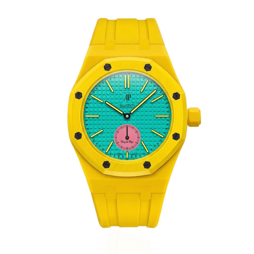 Swatch x Audemars Piguet AP Bioceramic 'Otg Roz' Royal Pop Watch