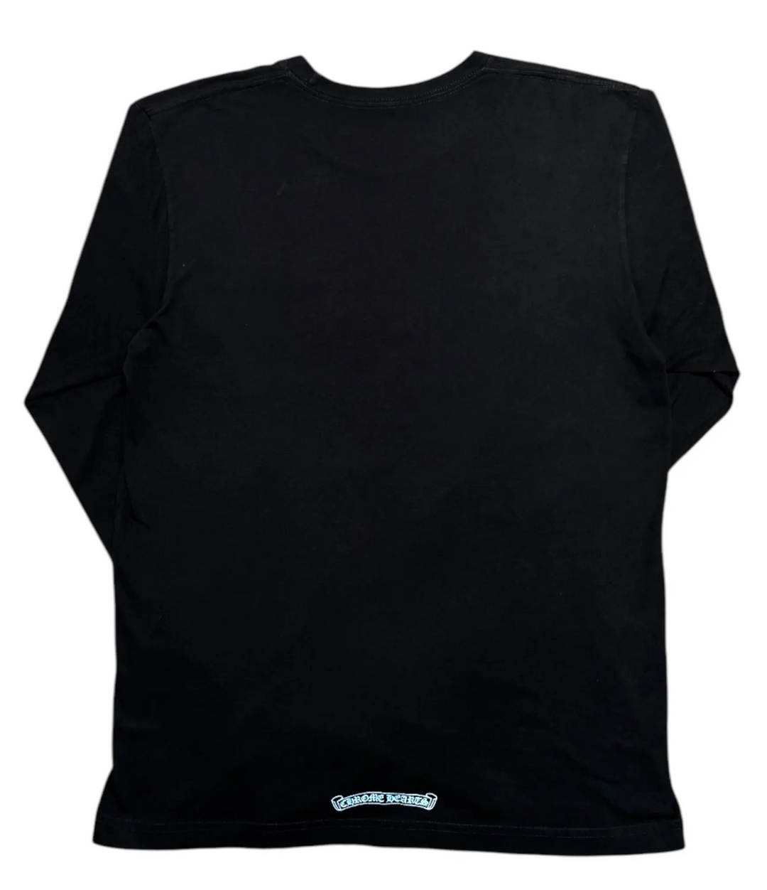 Chrome Hearts 'Collar Logo' Black/Blue Longsleeve Tee