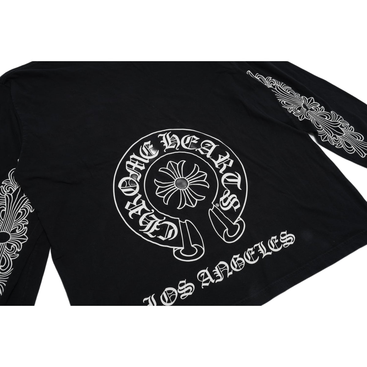 Chrome Hearts 'Black' Los Angeles Floral Horseshoe Longsleeve