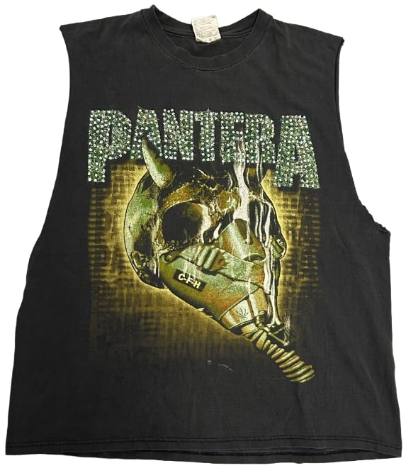 Pantera 'Cowboys From Hell '99 Tour' Rhinestone Vintage Cutoff Tee