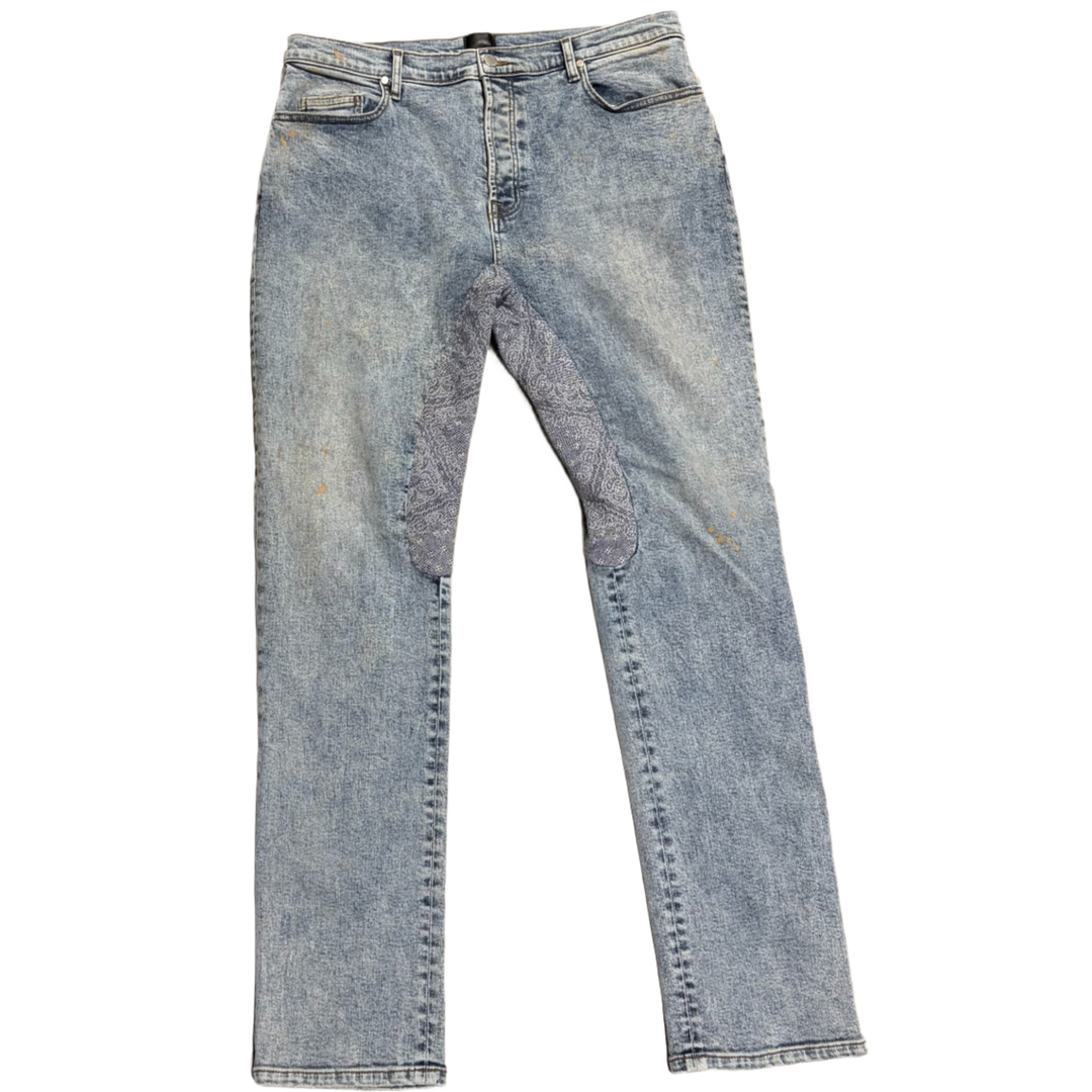 Alchemist 'Blue' Light Wash Skinny Jeans