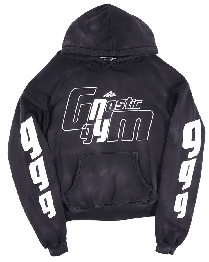 Rivington roi Rebis 'USO 123 Gymnostic' Oversized Black Hoodie