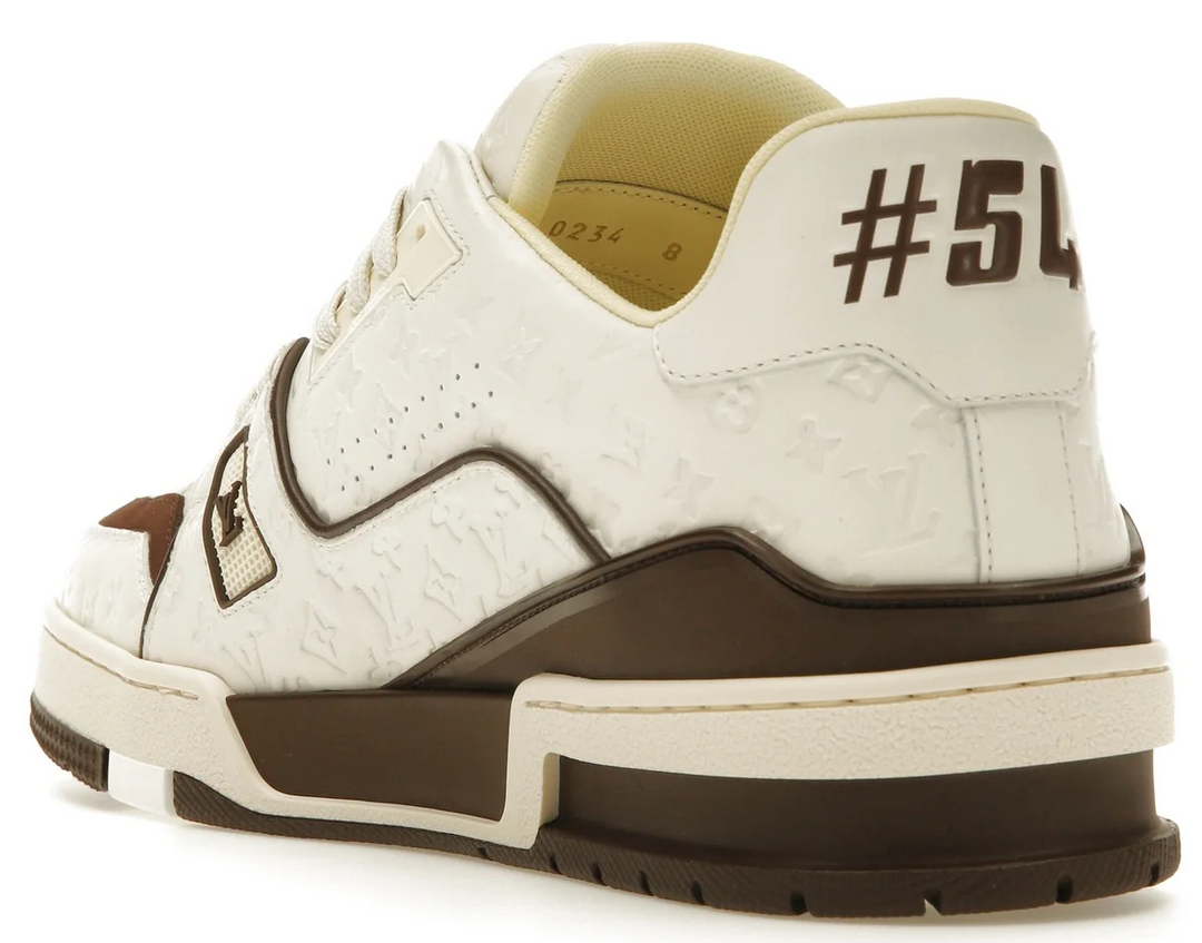 Louis Vuitton LV Trainer 'White Craggy' Monogram Sneakers