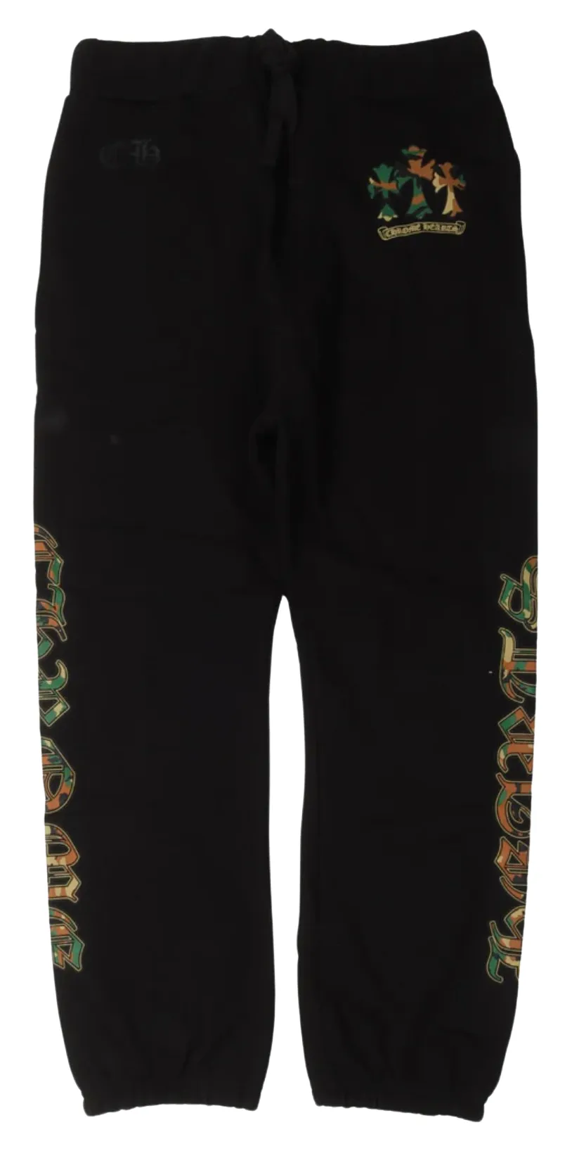 Chrome Hearts 'Triple Camo Cross' Black Sweatpants