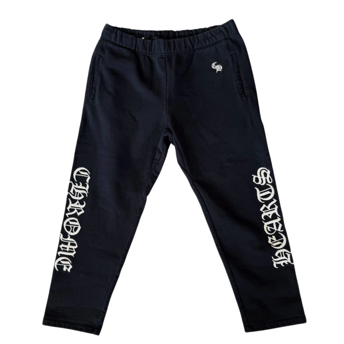 Chrome Hearts 'Slo RIde' Embroidered Black Sweatpants