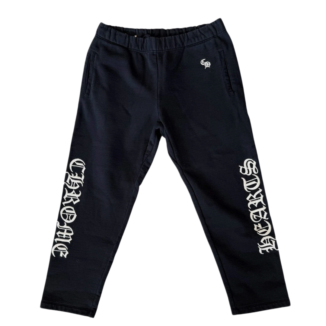 Chrome Hearts 'Slo RIde' Embroidered Black Sweatpants