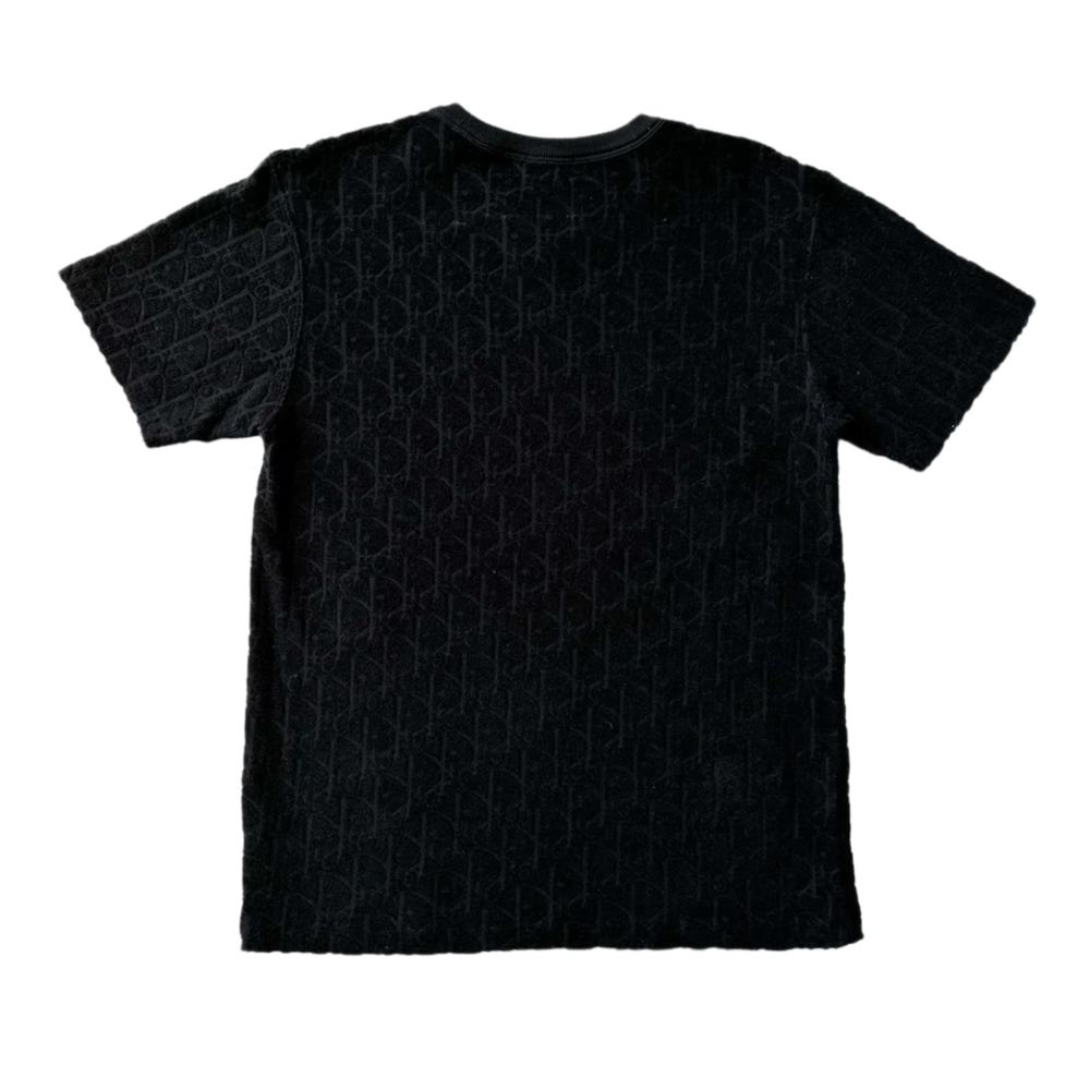 Dior 'Black' Oblique Terry Cloth Tee