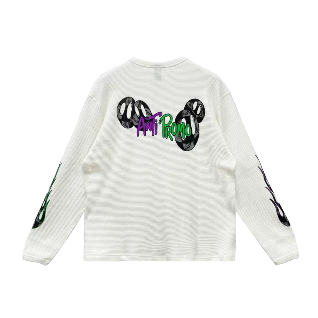 Matty Boy Anti-Promo 'White' 99 Eyes Thermal Longsleeve