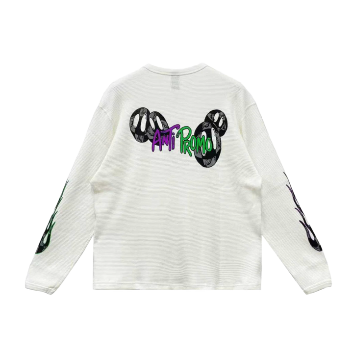 Matty Boy Anti-Promo 'White' 99 Eyes Thermal Longsleeve